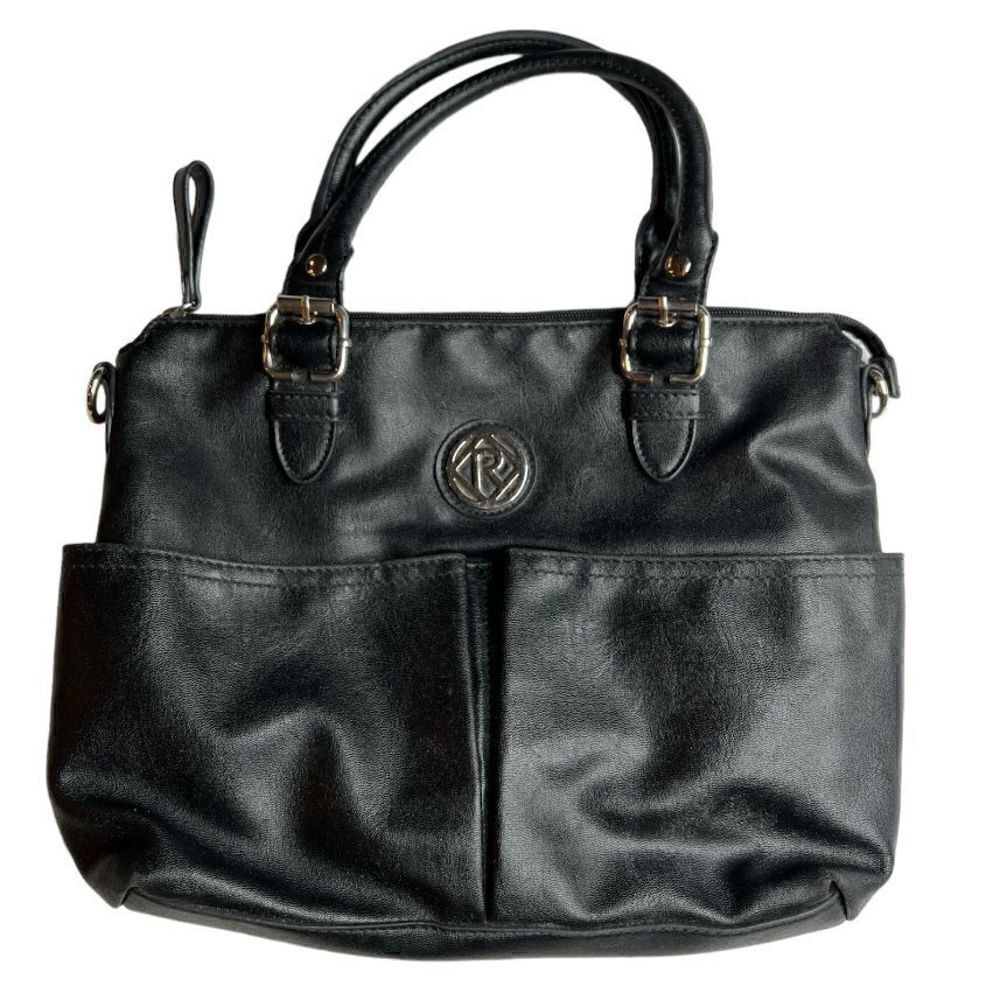 Relic faux leather black handbag